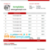 editable template, # spire venture universal multipurpose good-looking invoice template in Word and PDF format, fully editable