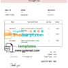 editable template, # fragile unity universal multipurpose professional invoice template in Word and PDF format, fully editable