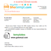 editable template, # earth crown bank universal multipurpose bank account reference template in Word and PDF format