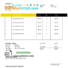editable template, # glow outlook universal multipurpose tax invoice template in Word and PDF format, fully editable