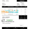 editable template, # target union universal multipurpose good-looking invoice template in Word and PDF format, fully editable
