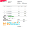 editable template, # fever quest universal multipurpose good-looking invoice template in Word and PDF format, fully editable