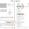 editable template, Hong Kong Bank of China (Hong Kong) bank statement template in Word and PDF format (3 pages)
