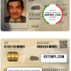 editable template, Estonia ID template in PSD format, fully editable (2018 - present)