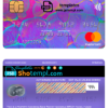 editable template, Indonesia bank Rakyat Indonesia (BRI) bank mastercard, fully editable template in PSD format