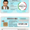 editable template, Kazakhstan ID template in PSD format, fully editable, with all fonts