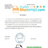 editable template, Portugal Activobank bank account reference letter template in Word and PDF format