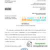 editable template, Germany Wirecard bank account reference letter template in Word and PDF format
