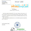 editable template, Romania Alpha Bank bank account reference letter template in Word and PDF format