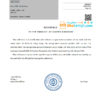 editable template, Hong Kong Bank of China bank account reference letter template in Word and PDF format