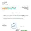 editable template, Italy Citibank bank account reference letter template in Word and PDF format
