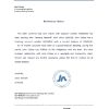 editable template, Jamaica National bank account reference letter template in Word and PDF format