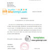 editable template, Jordan Commercial bank account reference letter template in Word and PDF format