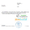 editable template, Russia Tinkoff bank reference (USD) letter template in Word and PDF format (in Russian)