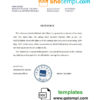 editable template, Brazil Itau bank account reference letter template in Word and PDF format