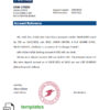editable template, France La Banque Postale bank account reference letter template in Word and PDF format