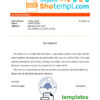 editable template, Latvia Swedbank bank reference letter template in Word and PDF format