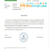 editable template, Morocco Credit Agricole bank reference letter template in Word and PDF format