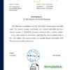 editable template, Netherlands NIBC Bank bank certificate template in Word and PDF format