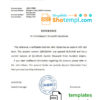 editable template, New Zealand ASB bank account reference letter template in Word and PDF format