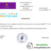 editable template, Nigeria Polaris Bank bank account reference letter template in Word and PDF format
