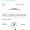 editable template, Norway Luster Sparebank bank account reference letter template in Word and PDF format