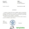 editable template, Guinea Fibank bank account reference letter template in Word and PDF format