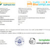 editable template, Kyrgyzstan Kirgizbank bank account reference letter template in Word and PDF format