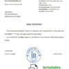 editable template, Liberia International Bank Limited bank reference letter template in Word and PDF format