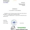 editable template, Lithuania Swedbank bank reference letter template in Word and PDF format