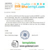 editable template, Bangladesh Sonali Bank bank account reference letter template in Word and PDF format
