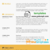 editable template, Modern and Professional Resume template in WORD format