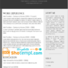 editable template, Editable CV Template in WORD format