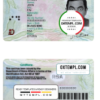 editable template, South Africa ID template in PSD format, fully editable (2013 - present)