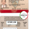 editable template, United States New York state unrestricted concealed carry license template in PSD format