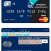 editable template, Bahamas Bank of the Bahamas bank mastercard debit card template in PSD format, fully editable