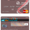 editable template, Austria Bank Austria mastercard debit card template in PSD format, fully editable