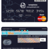 editable template, Bhutan Bank of Bhutan mastercard debit card template in PSD format, fully editable