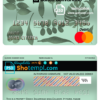 editable template, Ecuador Banco Bolivariano mastercard debit card template in PSD format, fully editable