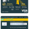 editable template, # bright lighthouse universal multipurpose bank visa electron credit card template in PSD format, fully editable
