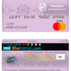 editable template, Brunei Bank Islam Brunei Darussalam bank mastercard debit card template in PSD format, fully editable