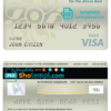 editable template, Burkina Faso Ecobank bank visa card debit card template in PSD format, fully editable