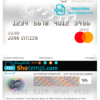editable template, Burkina Faso The Central Bank of West African States bank mastercard debit card template in PSD format, fully editable