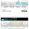 editable template, Burkina Faso The Central Bank of West African States bank visa card debit card template in PSD format, fully editable