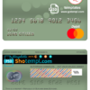 editable template, Burundi Bank of the Republic of Burundi mastercard debit card template in PSD format, fully editable