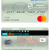 editable template, Cameroon Atlantic bank mastercard debit card template in PSD format, fully editable