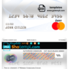 editable template, Canada JP Morgan Chase bank mastercard debit card template in PSD format, fully editable