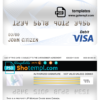 editable template, Canada JP Morgan Chase bank visa card debit card template in PSD format, fully editable