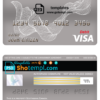editable template, Canada Scotiabank bank visa card debit card template in PSD format, fully editable