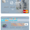editable template, Bosnia and Herzegovina Central Bank mastercard debit card template in PSD format, fully editable
